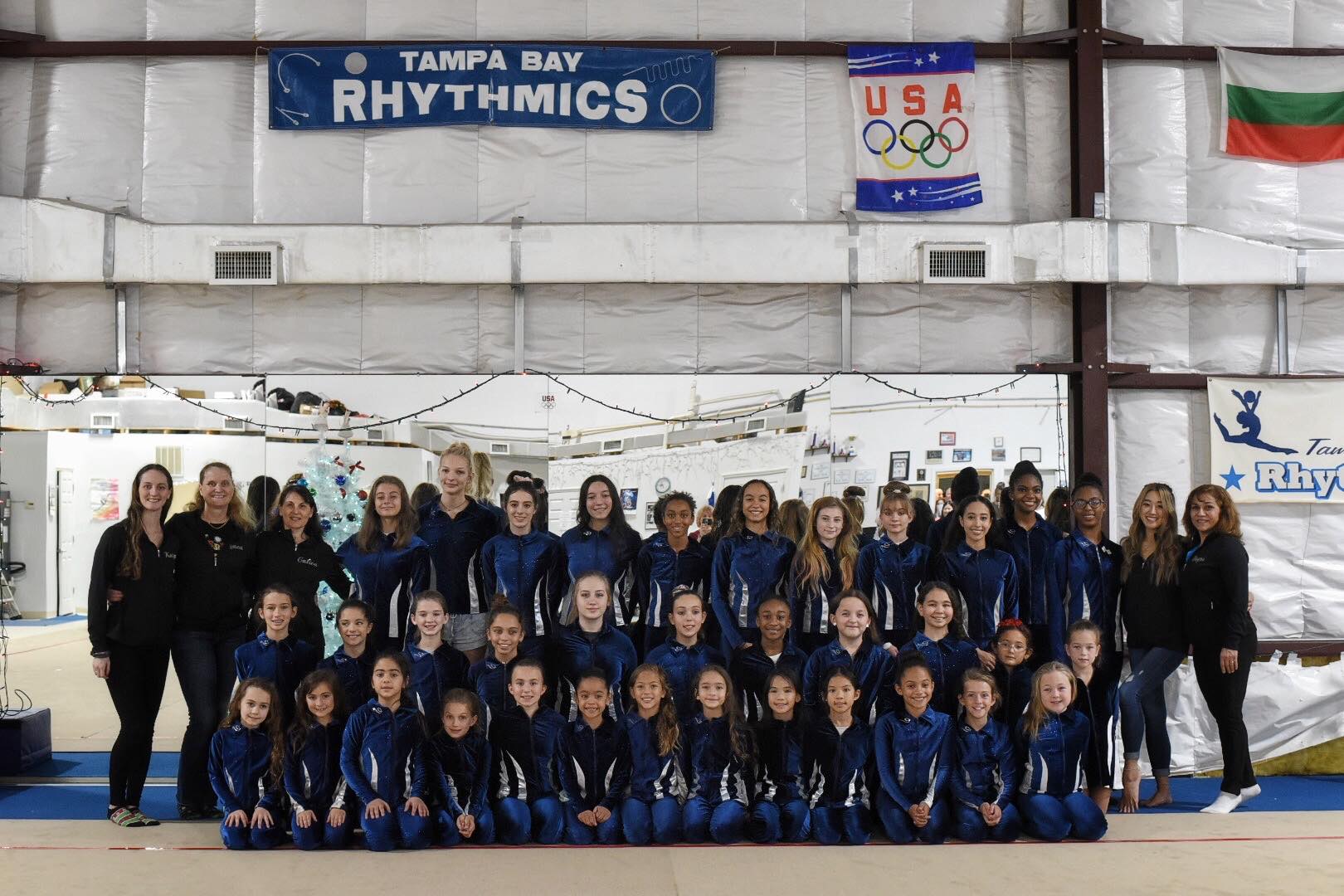Tampa Bay Rhythmics 2020 Team Photo